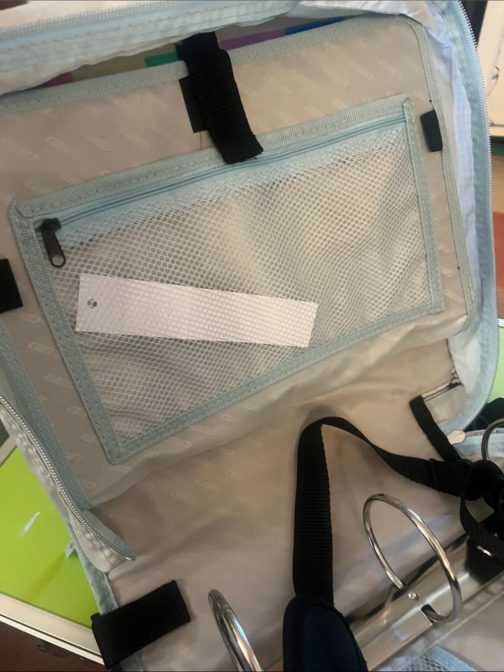 Case-it Mighty Zip Tab Expandable File - Pastel Lightning Bolt